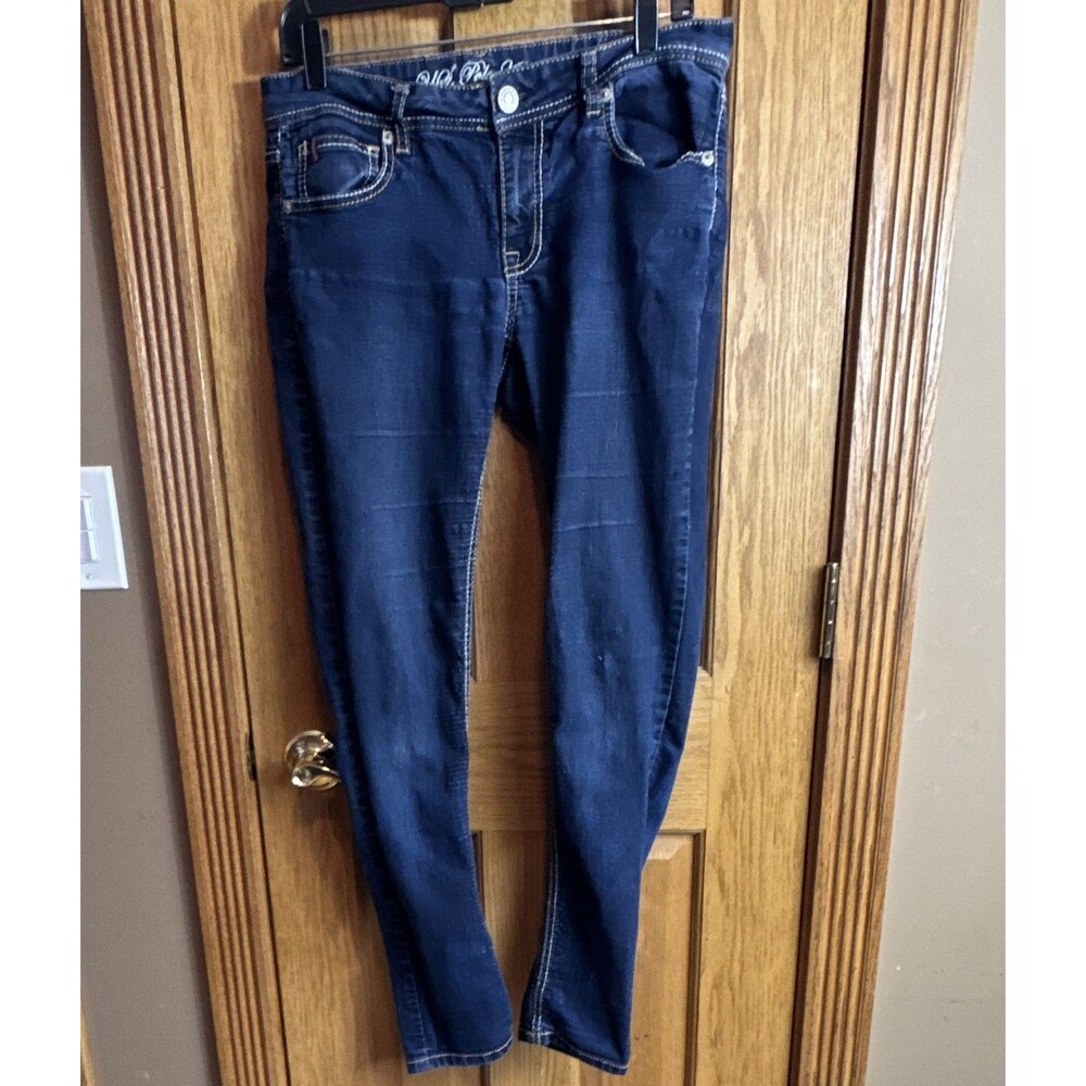 U.S. Polo Assn. Women’s Skinny Dark Wash Blue Denim Jeans Size 2 Stretch